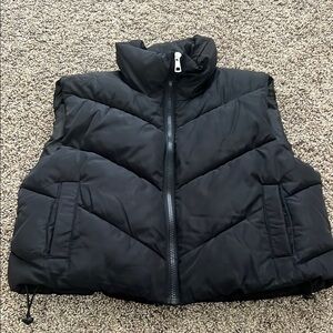 Black Puffer Vest